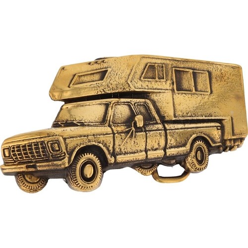 Brass pickup truck - pickup,